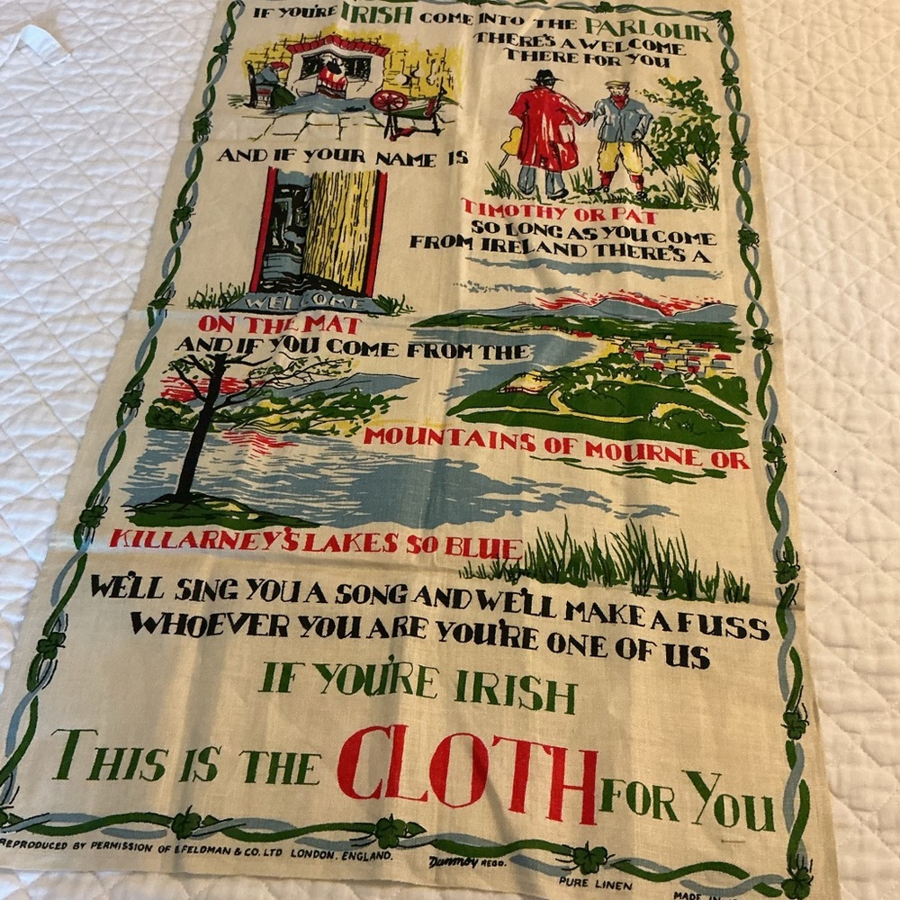 Irish Tea Towel Linen